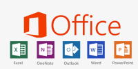 Office, excel, one note, outlook, word, powerpoint